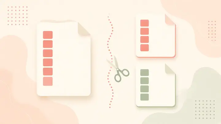 Split PDF — free online tool